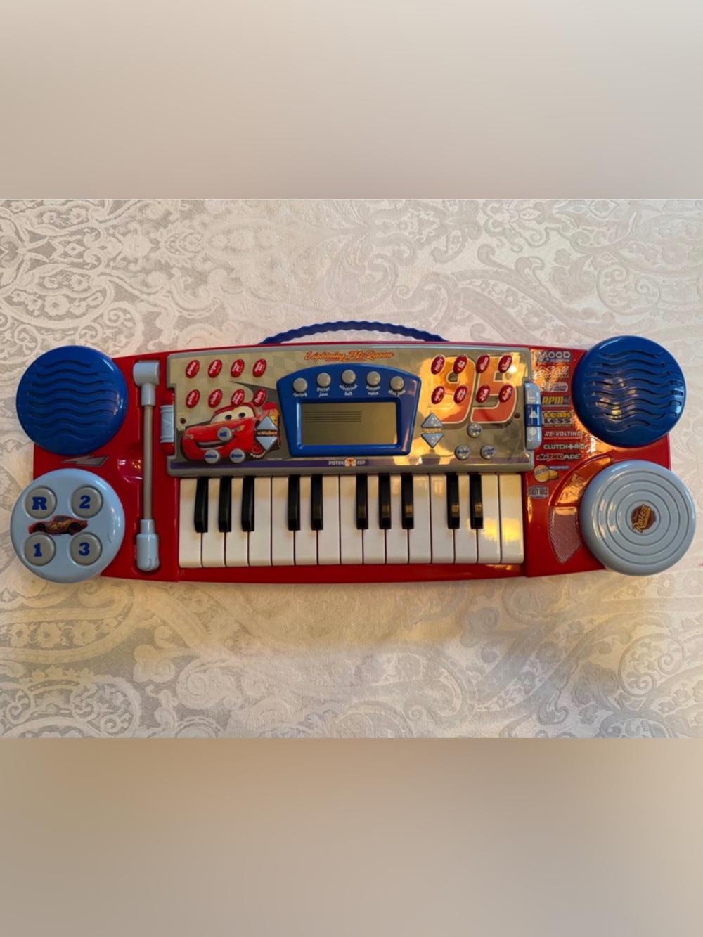 Disney Pixar Cars "Racin' Rhythms" electronic toy keyboard
